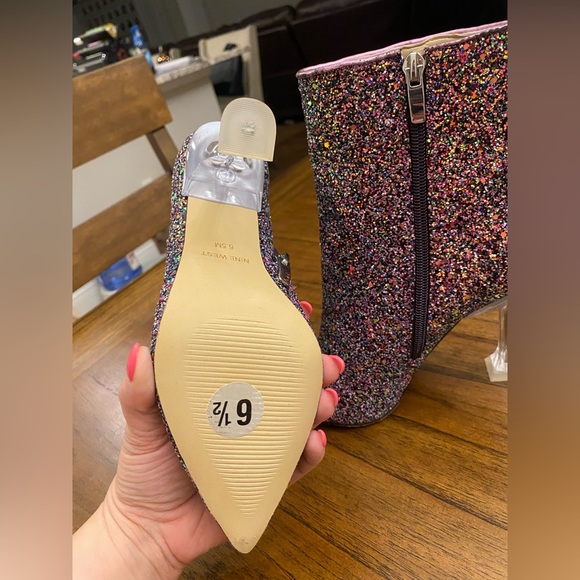 Nine West Glitter Booties - Picture 9 of 11